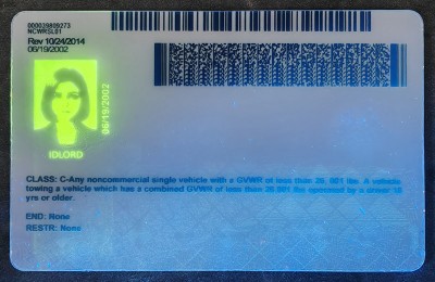 North Carolina (NC) Fake ID